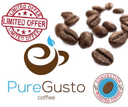 PureGusto SAMBA Peruvian Arabica Coffee Beans